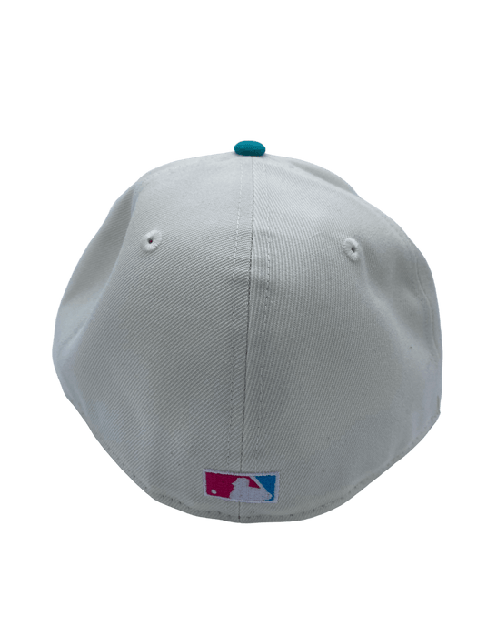 New Era Fitted Hat Minnesota Twins New Era White/Teal Custom VP 1.0 Side Patch 59FIFTY Fitted Hat