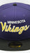 New Era Fitted Hat Minnesota Vikings 2000 Pro Bowl Vintage Script Custom 59FIFTY Fitted Hat