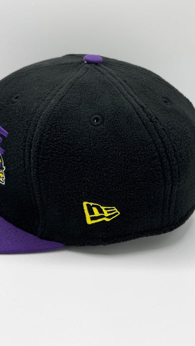 New Era Fitted Hat Minnesota Vikings Black DEFEND THE NORTH Custom 59FIFTY Fitted Hat