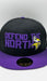 New Era Fitted Hat Minnesota Vikings Black DEFEND THE NORTH Custom 59FIFTY Fitted Hat