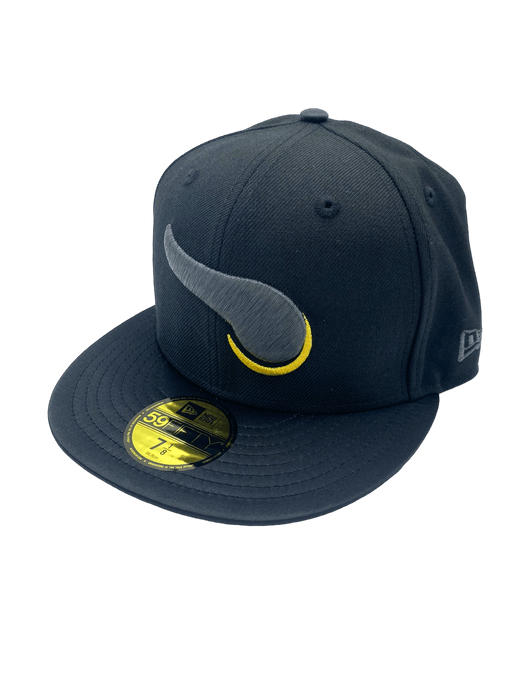 Minnesota Vikings New Era Black/Charcoal Custom 59FIFTY Fitted Hat - Men's