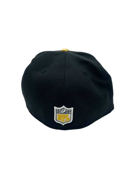 New Era Fitted Hat Minnesota Vikings New Era Black Custom Side Patch 59FIFTY Fitted Hat - Men's