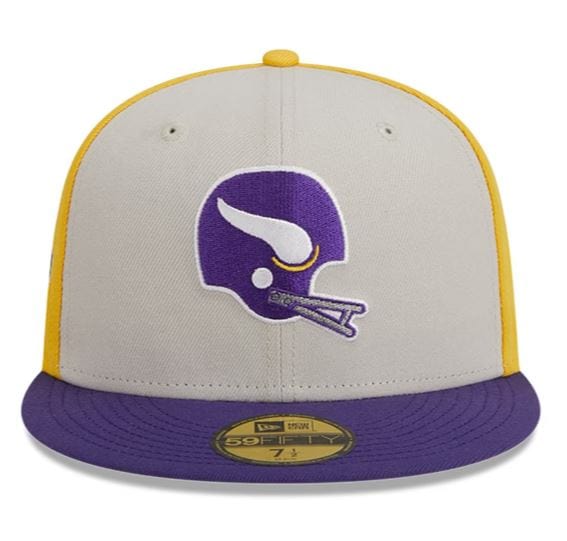 Minnesota Vikings New Era 2023 Sideline 59FIFTY Fitted Hat - Gray