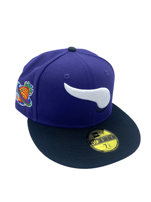 Minnesota Vikings New Era Purple Custom 59FIFTY Fitted Hat, 7 1/8 / Purple