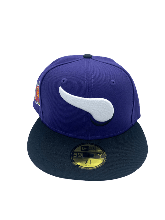 New Era Fitted Hat Minnesota Vikings New Era Purple Custom 59FIFTY Fitted Hat