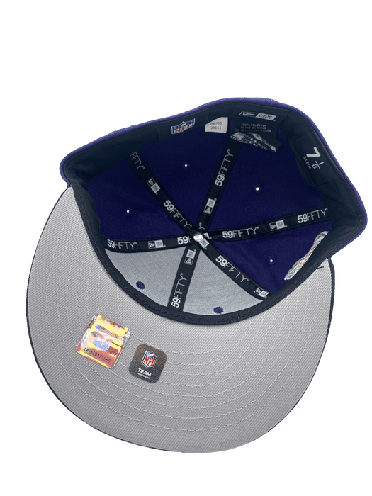 New Era Fitted Hat Minnesota Vikings New Era Purple Custom 59FIFTY Fitted Hat