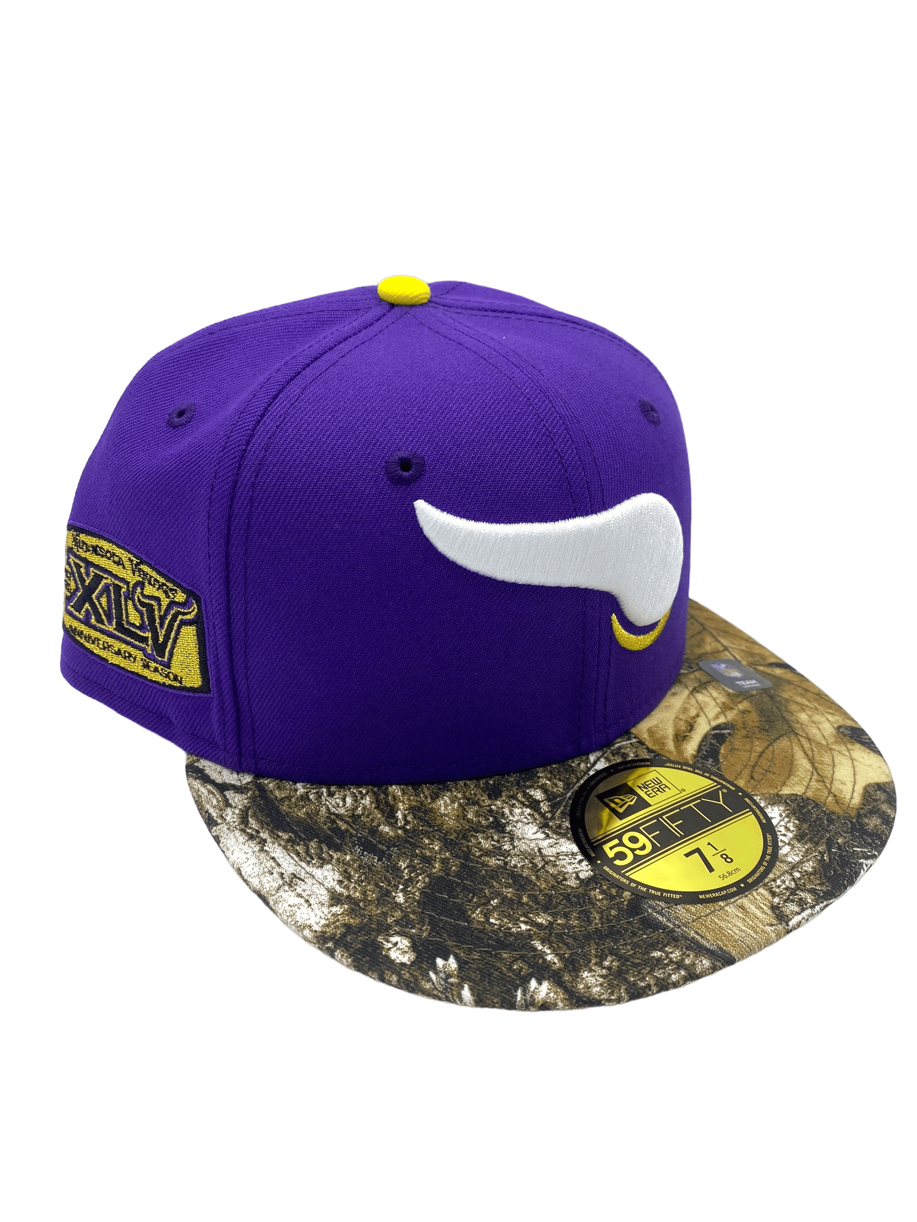 Minnesota Vikings New Era Purple Realtree Camo Custom Side Patch 59FIF ...