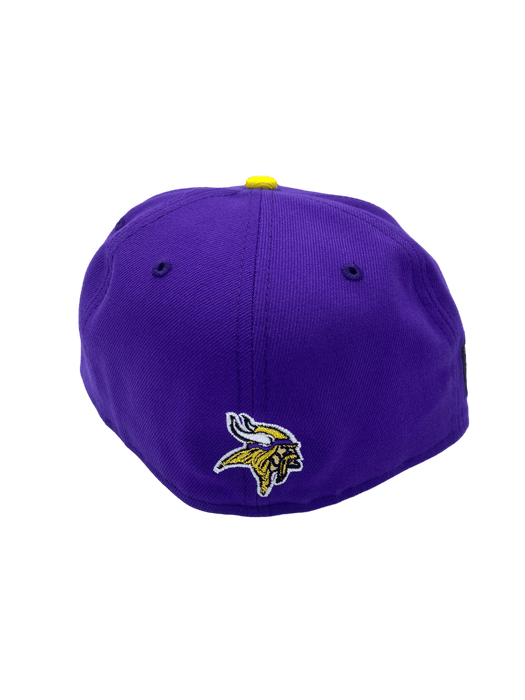 New Era Fitted Hat Minnesota Vikings New Era Purple/Real Tree Camo Custom Side Patch 59FIFTY Fitted Hat -Men's