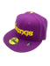 New Era Fitted Hat Minnesota Vikings New Era Purple Sparkling Grape Custom Side Patch 59FIFTY Fitted Hat - Men's