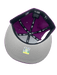 New Era Fitted Hat Minnesota Vikings New Era Purple Sparkling Grape Custom Side Patch 59FIFTY Fitted Hat - Men's