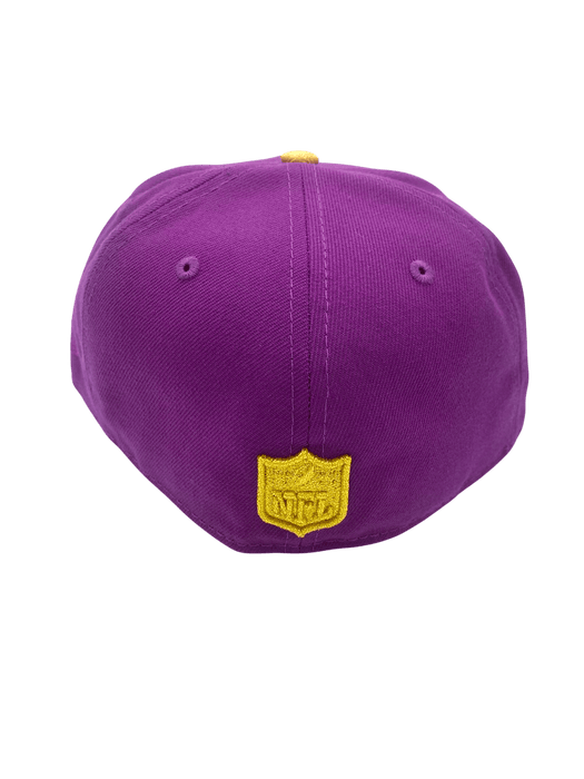 New Era Fitted Hat Minnesota Vikings New Era Purple Sparkling Grape Custom Side Patch 59FIFTY Fitted Hat - Men's