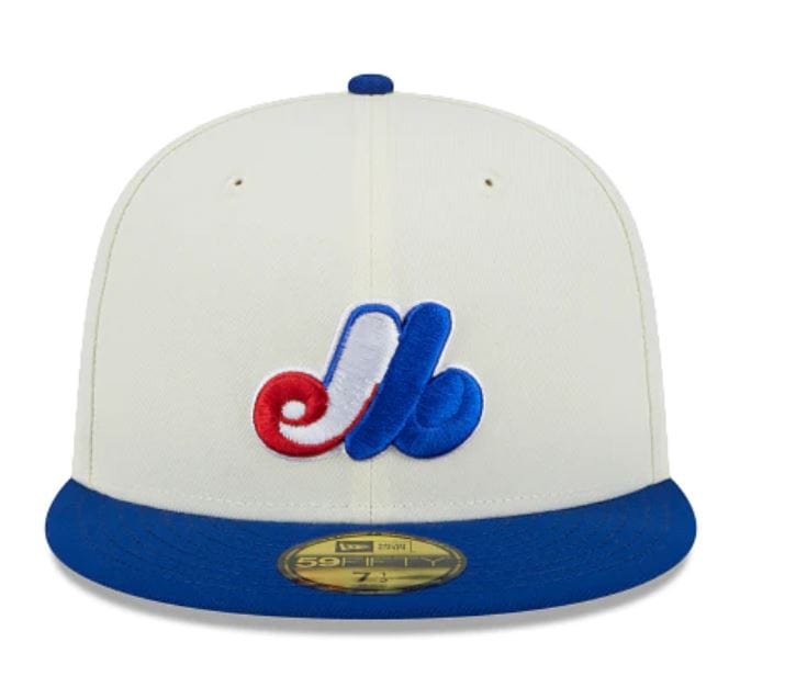 Mitchell & Ness White Montreal Expos Cooperstown Collection Pro