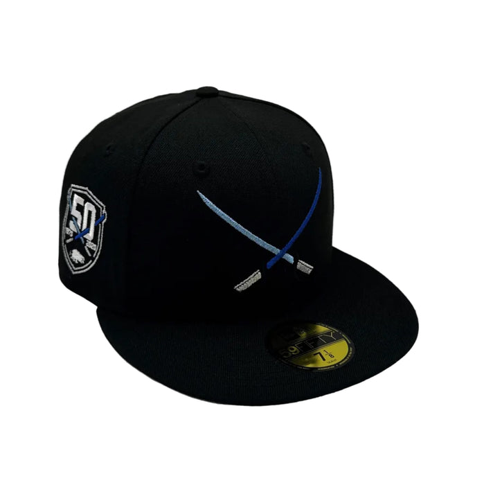 New Era Fitted Hat New Era buffalo sabers Revenge Of The Saber Side Patch 59FIFTY Fitted Hat