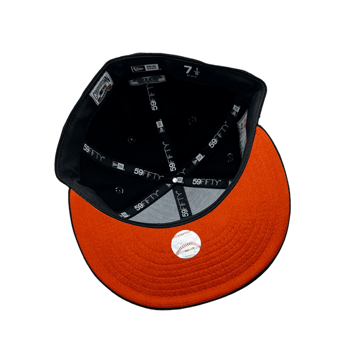 Men's New York Mets New Era Orange Alternate Logo 59FIFTY Fitted Hat