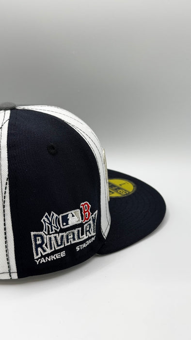 New Era Fitted Hat New York Yankees Hard Rock Pinwheel New Era Custom 59FIFTY Fitted Hat