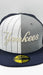 New Era Fitted Hat New York Yankees Hard Rock Pinwheel New Era Custom 59FIFTY Fitted Hat