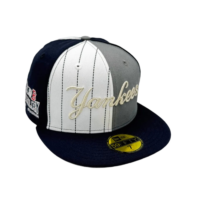 New Era Fitted Hat New York Yankees Hard Rock Pinwheel New Era Custom 59FIFTY Fitted Hat