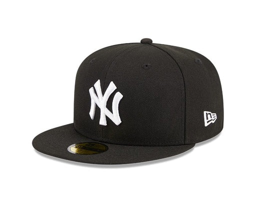 New York Yankees New Era Black and White Side Patch 59FIFTY Fitted Hat - Men's