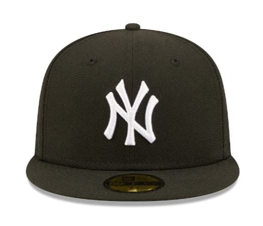 New York Yankees New Era Black and White Collection 59FIFTY Fitted Hat