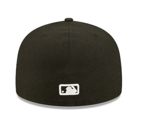 New Era Fitted Hat New York Yankees New Era Black White Collection 59FIFTY Fitted Hat