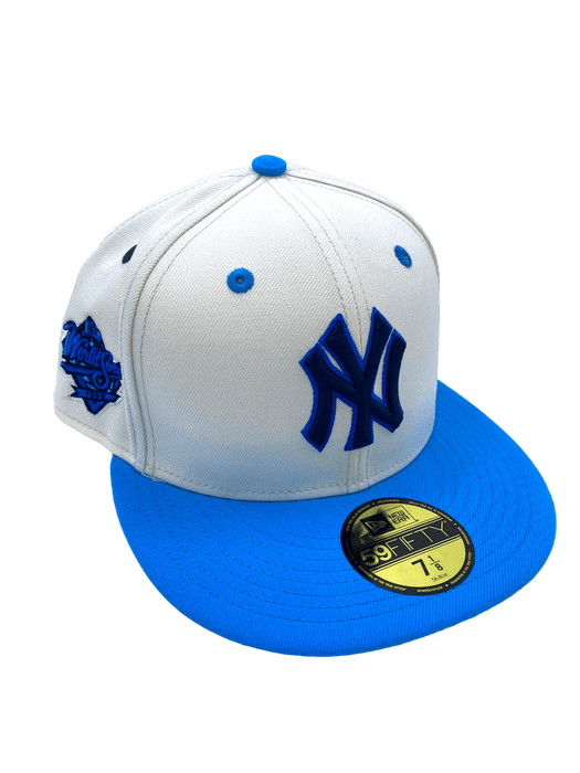 New Era Fitted Hat New York Yankees New Era Chrome Color Family Side Patch 59FIFTY Fitted Hat - Men's