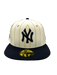 New Era Fitted Hat New York Yankees New Era Chrome Historic Pinstripe Side Patch 59FIFTY Fitted Hat - Men's