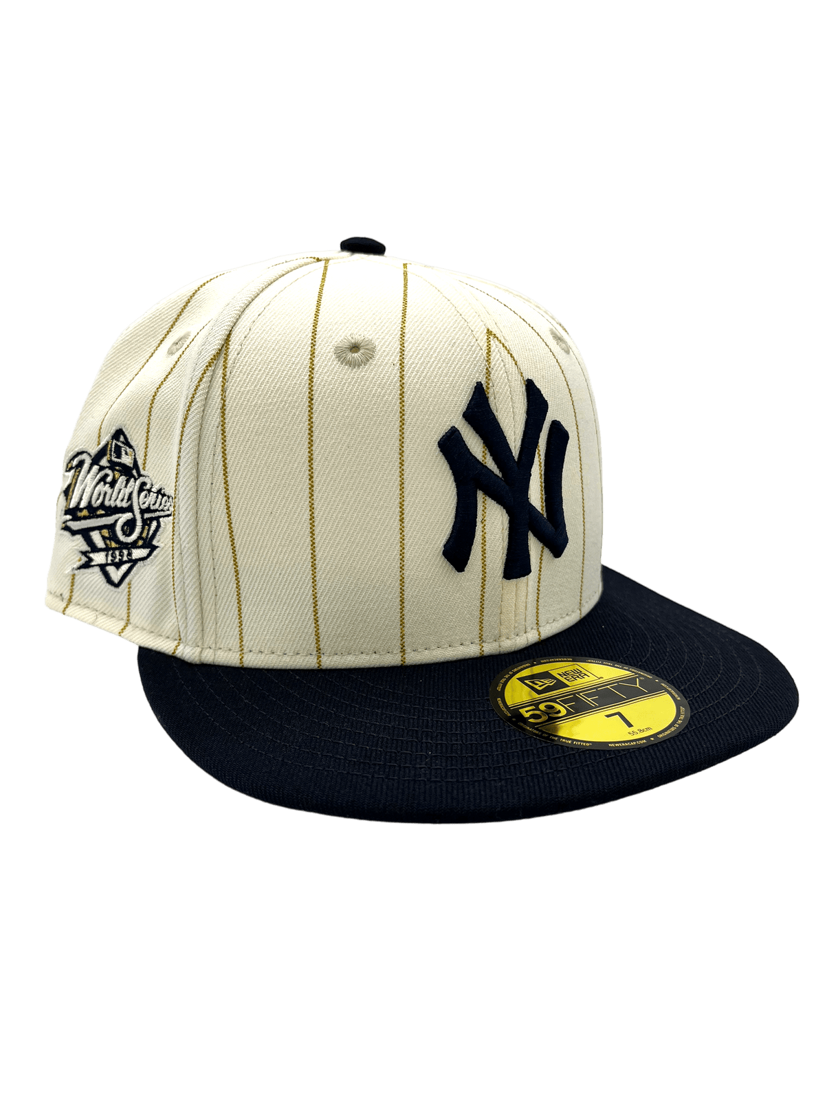 New York Yankees New Era Chrome Historic Pinstripe Side Patch 59FIFTY ...