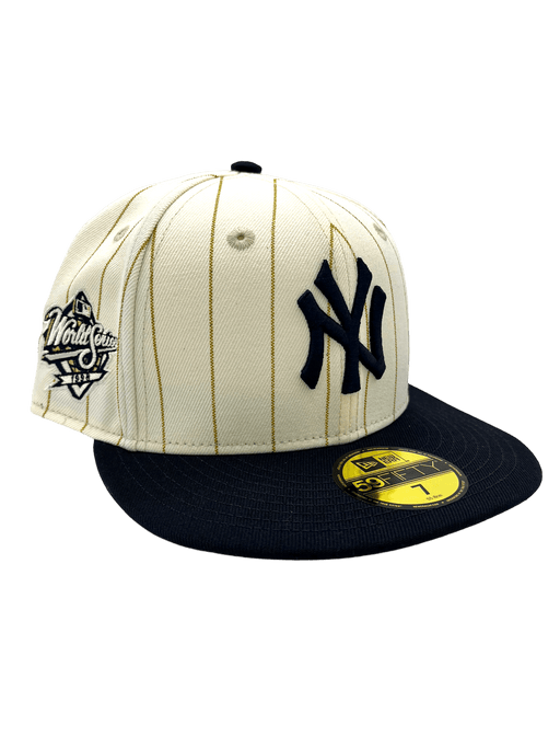 New York Yankees New Era Chrome Historic Pinstripe Side Patch 59FIFTY Fitted Hat - Men's