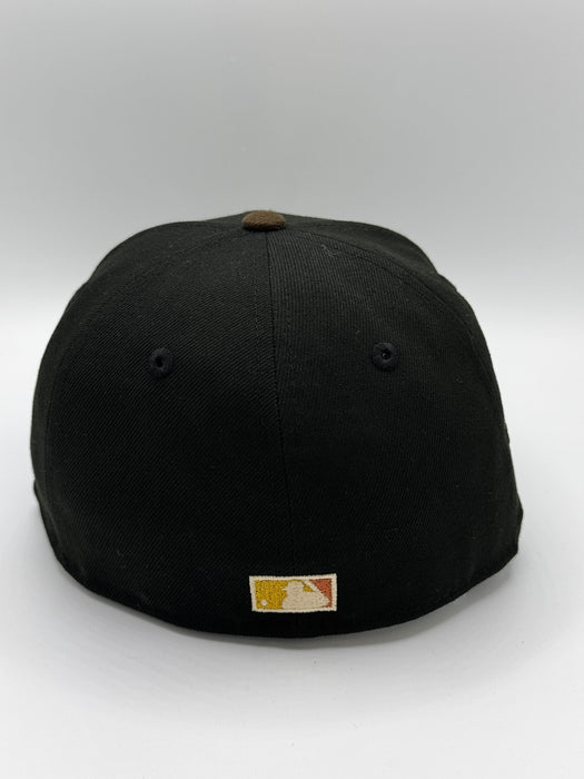 New York Yankees New Era Farewell Fall Seashell NY Custom Side Patch 59FIFTY Fitted Hat