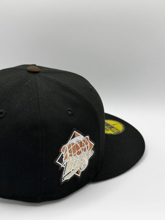 New York Yankees New Era Farewell Fall Seashell NY Custom Side Patch 59FIFTY Fitted Hat