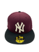 New York Yankees New Era Maroon VP3 Custom Side Patch 59FIFTY Fitted Hat - Men's