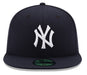 New Era Fitted Hat New York Yankees New Era Navy On Field 59FIFTY Fitted Hat