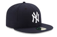 New Era Fitted Hat New York Yankees New Era Navy On Field 59FIFTY Fitted Hat