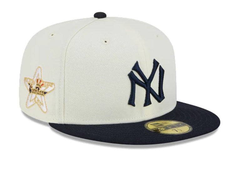 New York Yankees New Era Side Patch 59FIFTY Fitted Hat - White