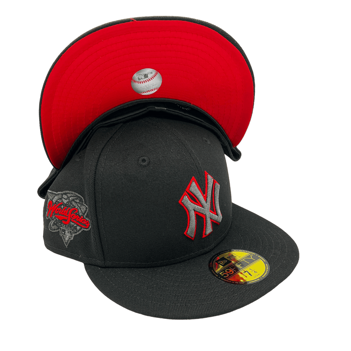New Era Cardinal Red/White New York Yankees Basic 59Fifty Fitted hat Cap (7