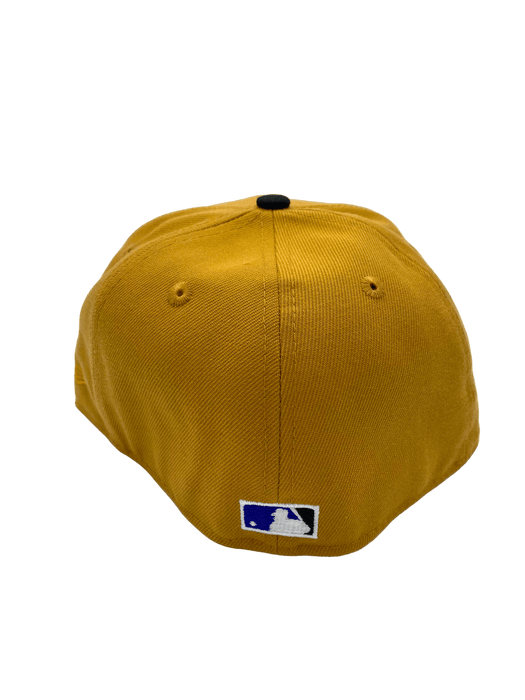 New York Yankees New Era Tan/Black 1999 Custom Side Patch 59FIFTY Fitted Hat