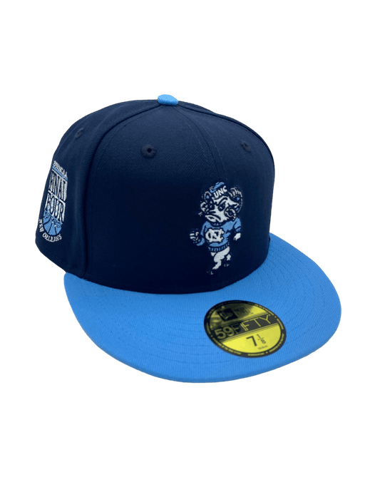 New Era Fitted Hat North Carolina Tar Heels New Era Blue Custom 1993 Side Patch 59FIFTY Fitted Hat - Men's