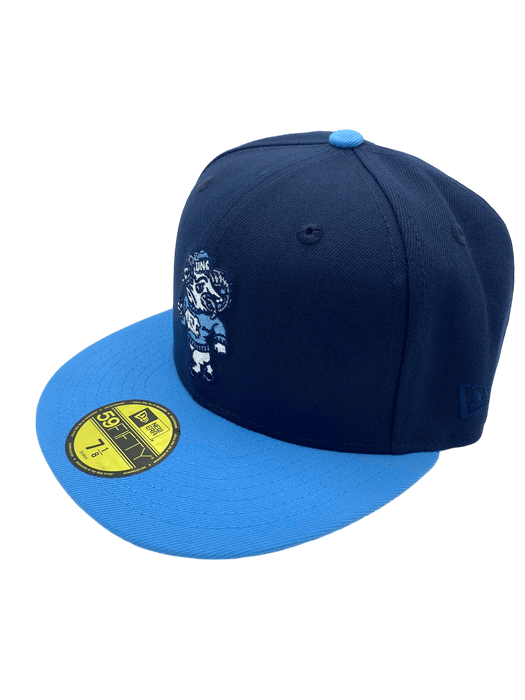 New Era Fitted Hat North Carolina Tar Heels New Era Blue Custom 1993 Side Patch 59FIFTY Fitted Hat - Men's