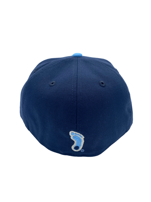 New Era Fitted Hat North Carolina Tar Heels New Era Blue Custom 1993 Side Patch 59FIFTY Fitted Hat - Men's