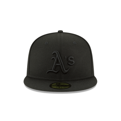 Oakland Athletics New Era Black/Black Basic 59FIFTY Fitted Hat