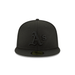 New Era Fitted Hat Oakland Athletics New Era Black/Black Basic 59FIFTY Fitted Hat