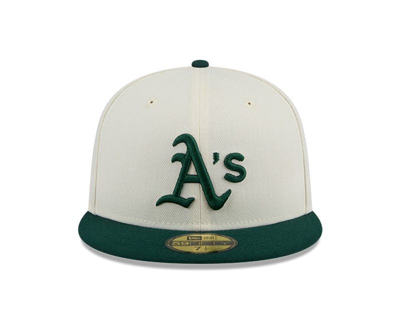 Oakland Athletics New Era Chrome/Green 2 Tone 59FIFTY Fitted Hat