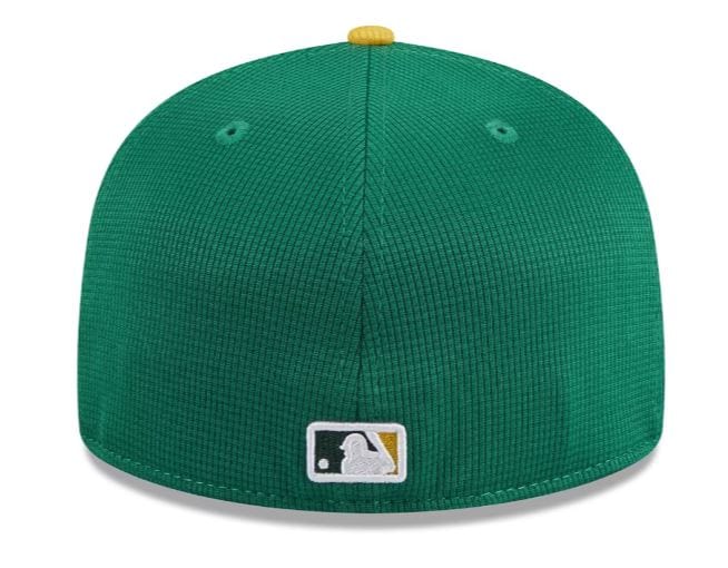Oakland Athletics New Era Green/Gold 2024 Batting Practice 59FIFTY Fitted Hat - Men's