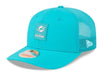Adult Miami Dolphins New Era Aqua 2025 NFL Sideline 9SEVENTY Adjustable Trucker Hat - Men's
