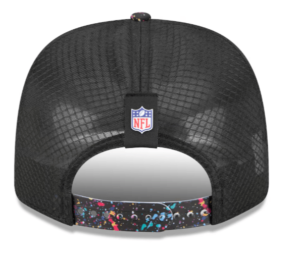 Adult Minnesota Vikings New Era Black 2025 NFL Crucial Catch 9SEVENTY Adjustable Hat - Men's