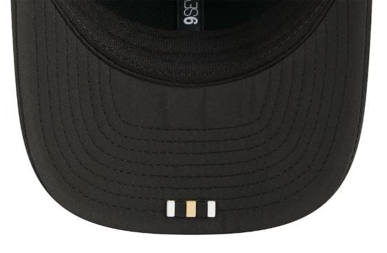 Adult New Orleans Saints New Era Black 2025 NFL Sideline 9SEVENTY Adjustable Trucker Hat - Men's