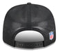 Adult Pittsburgh Steelers New Era Black 2025 NFL Sideline 9SEVENTY Adjustable Trucker Hat - Men's
