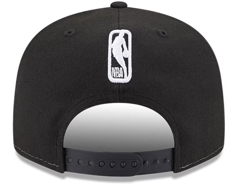 Men's New Era White/Black Minnesota Timberwolves Back Half 9FIFTY Snapback  Hat