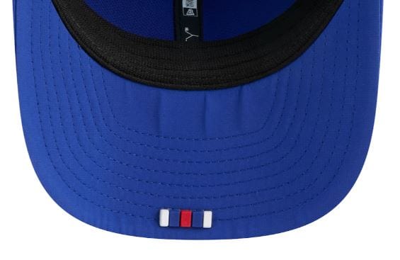 Adult Buffalo Bills New Era Blue 2025 NFL Sideline 9SEVENTY Adjustable Trucker Hat - Men's