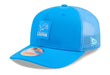 Adult Detroit Lions New Era Blue 2025 NFL Sideline 9SEVENTY Adjustable Trucker Hat - Men's